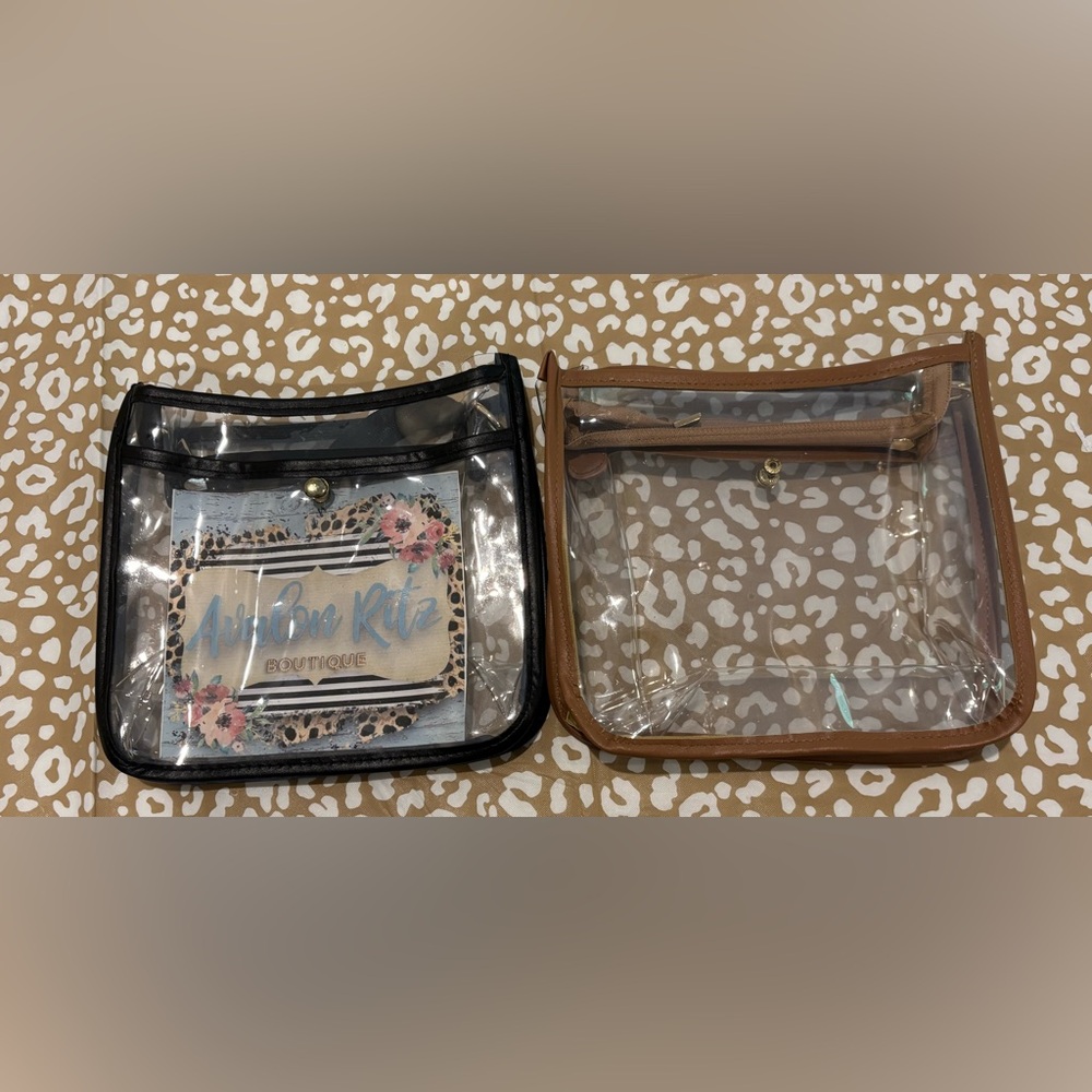 NEW Bundle of Two Clear Crossbody Purses Game Days